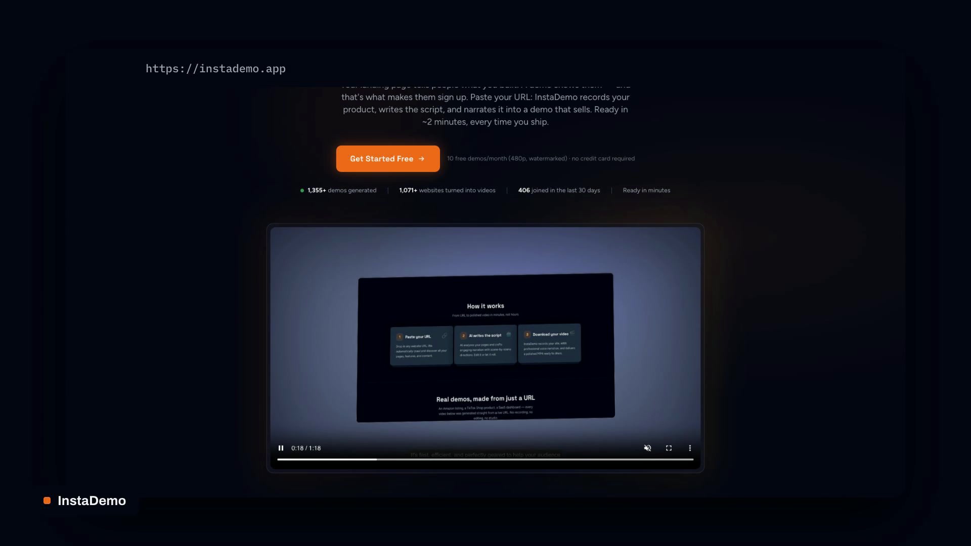 InstaDemo Product Walkthrough