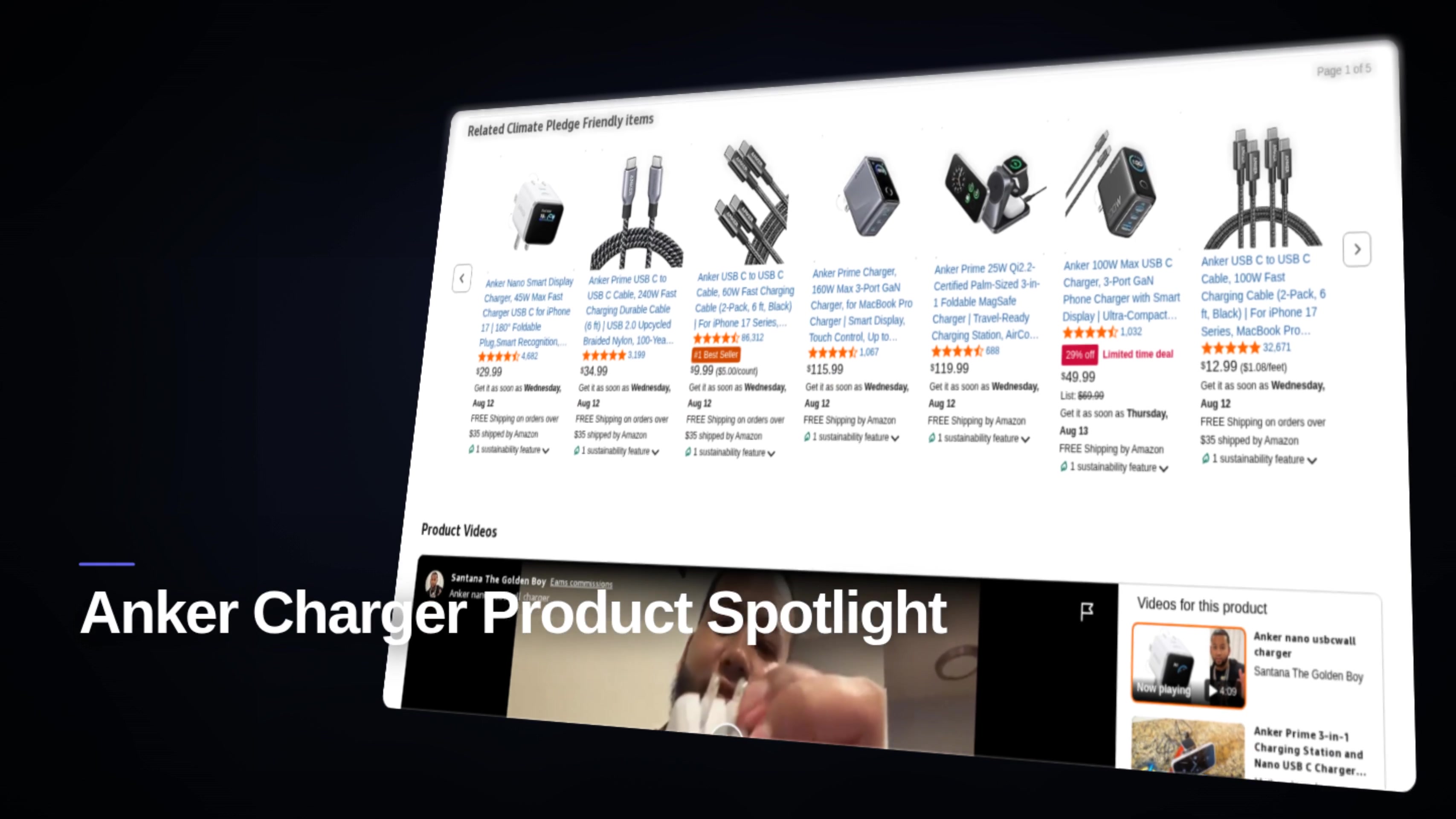 Demo video for www.amazon.com