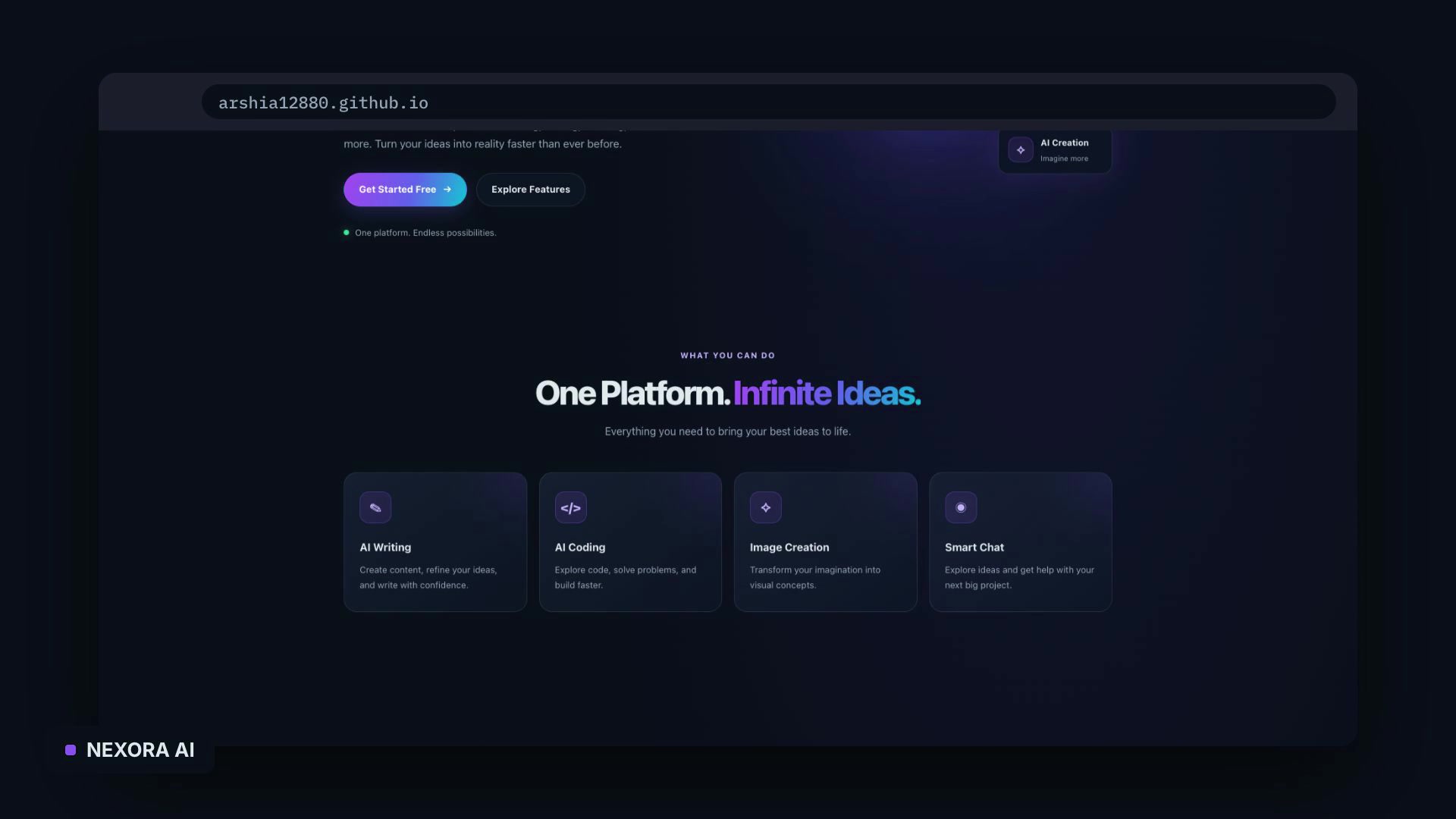 Demo video for arshia12880.github.io
